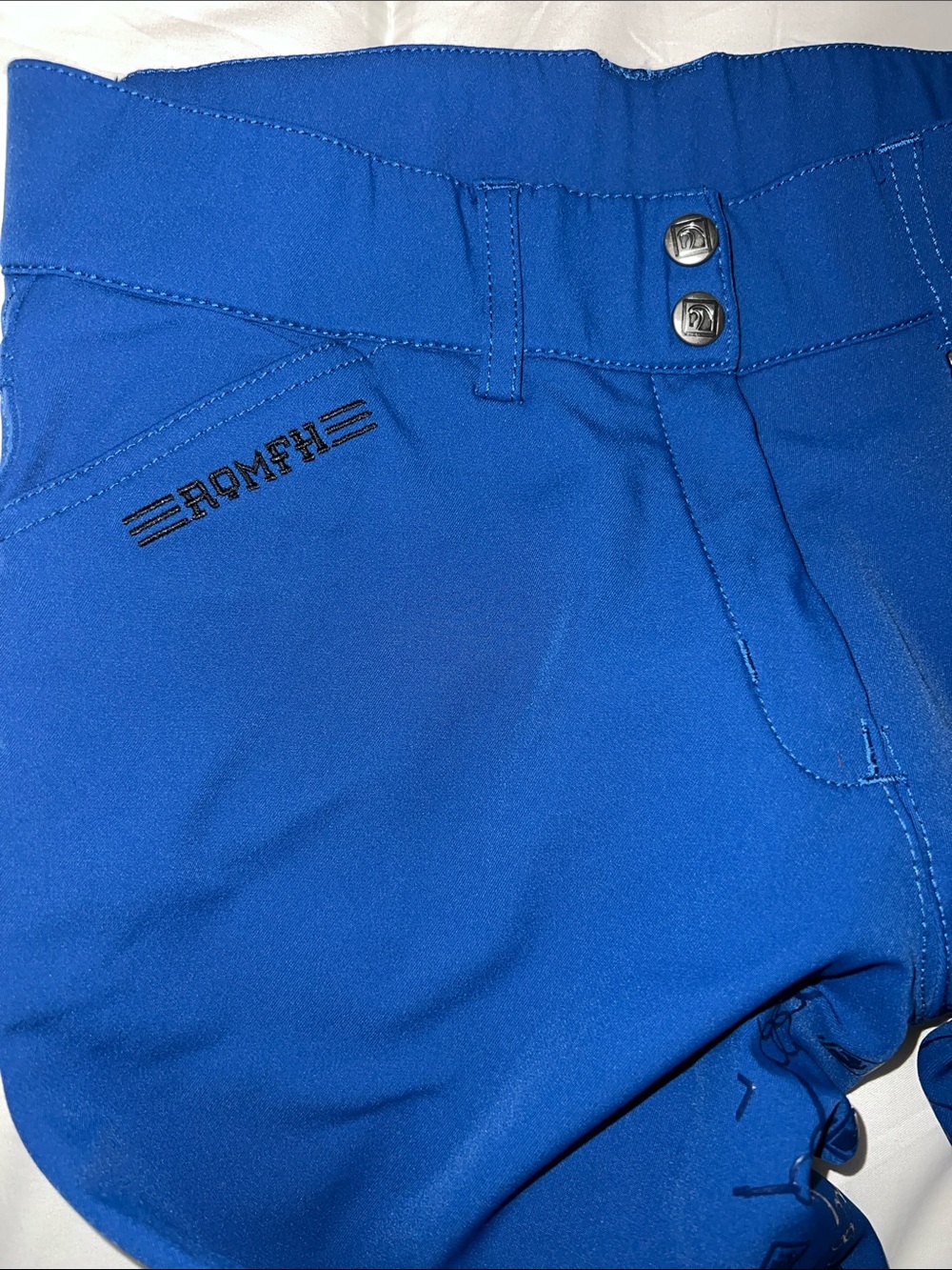 Romfh Royal Blue Riding Breeches 28R - Picture 4 of 9